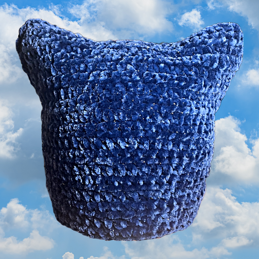 Juicy Kitty Hat - Dark Blue